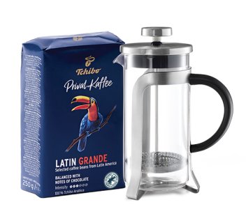 Tchibo Latin Grande & French Press Set
