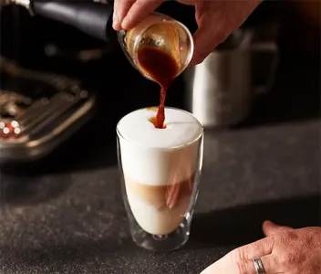 Tchibo 2'li Latte Macchiato bardağı