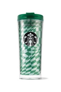 Starbucks Plastik Damalı Termos 473 ml