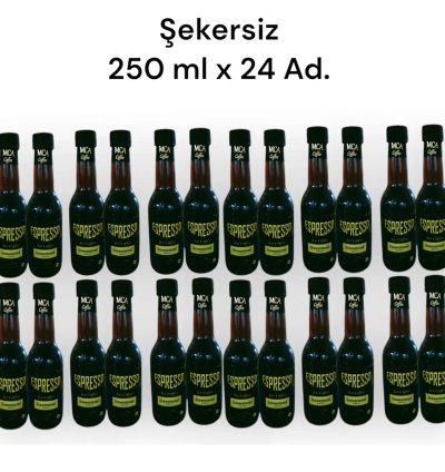 Espresso Soğuk Kahve (ŞEKERSİZ) 250 ml X 24 Adet
