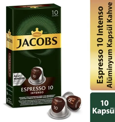 Jacobs Capsule Espresso 10 İntenso 52 G