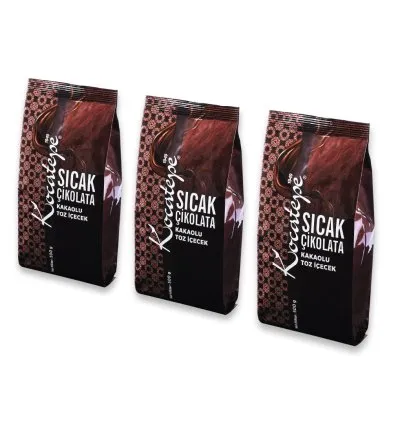 Kocatepe Sıcak Çikolata 500 gr Folyo 3'lü Paket