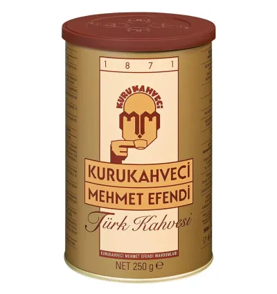 Kurukahveci Mehmet Efendi Türk Kahvesi Teneke Kutu 250 gr