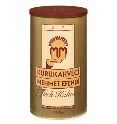 Kurukahveci Mehmet Efendi Türk Kahvesi Teneke Kutu 500 gr